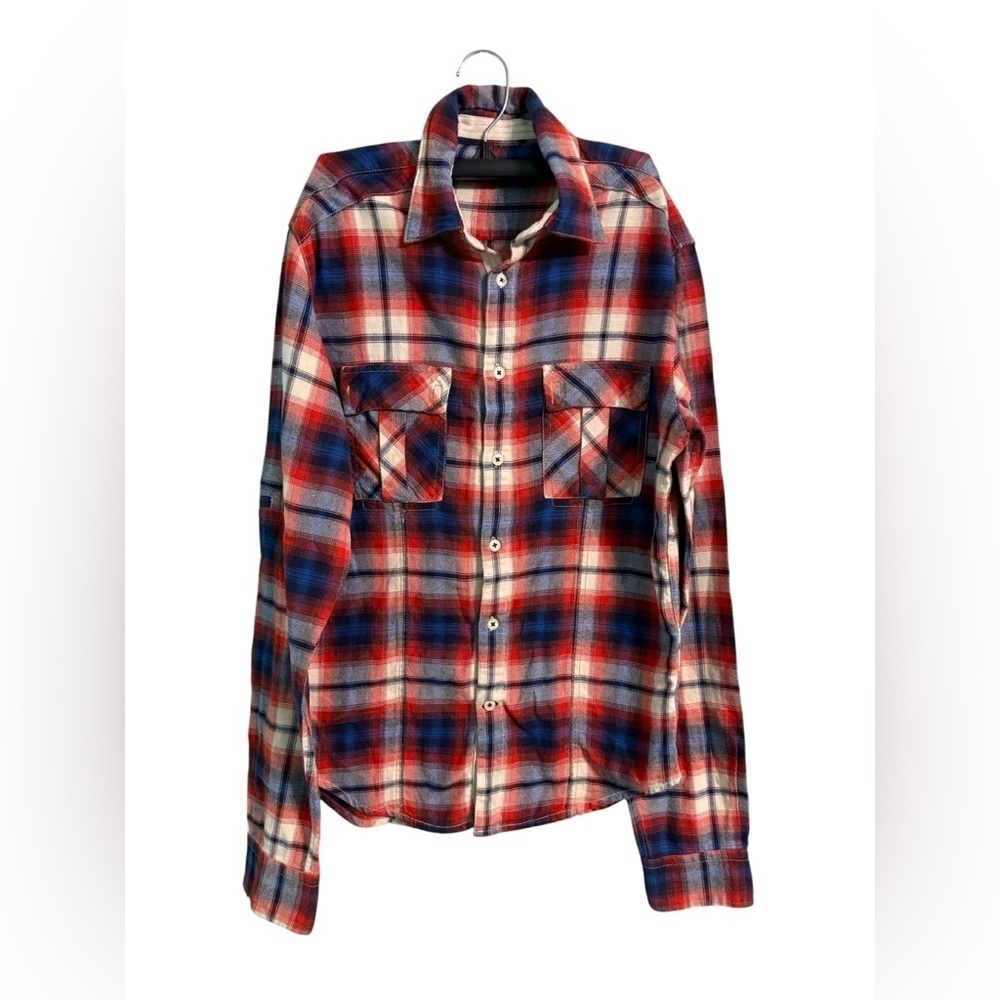 Zara Young Multicolor Plaid Shirt Size Small